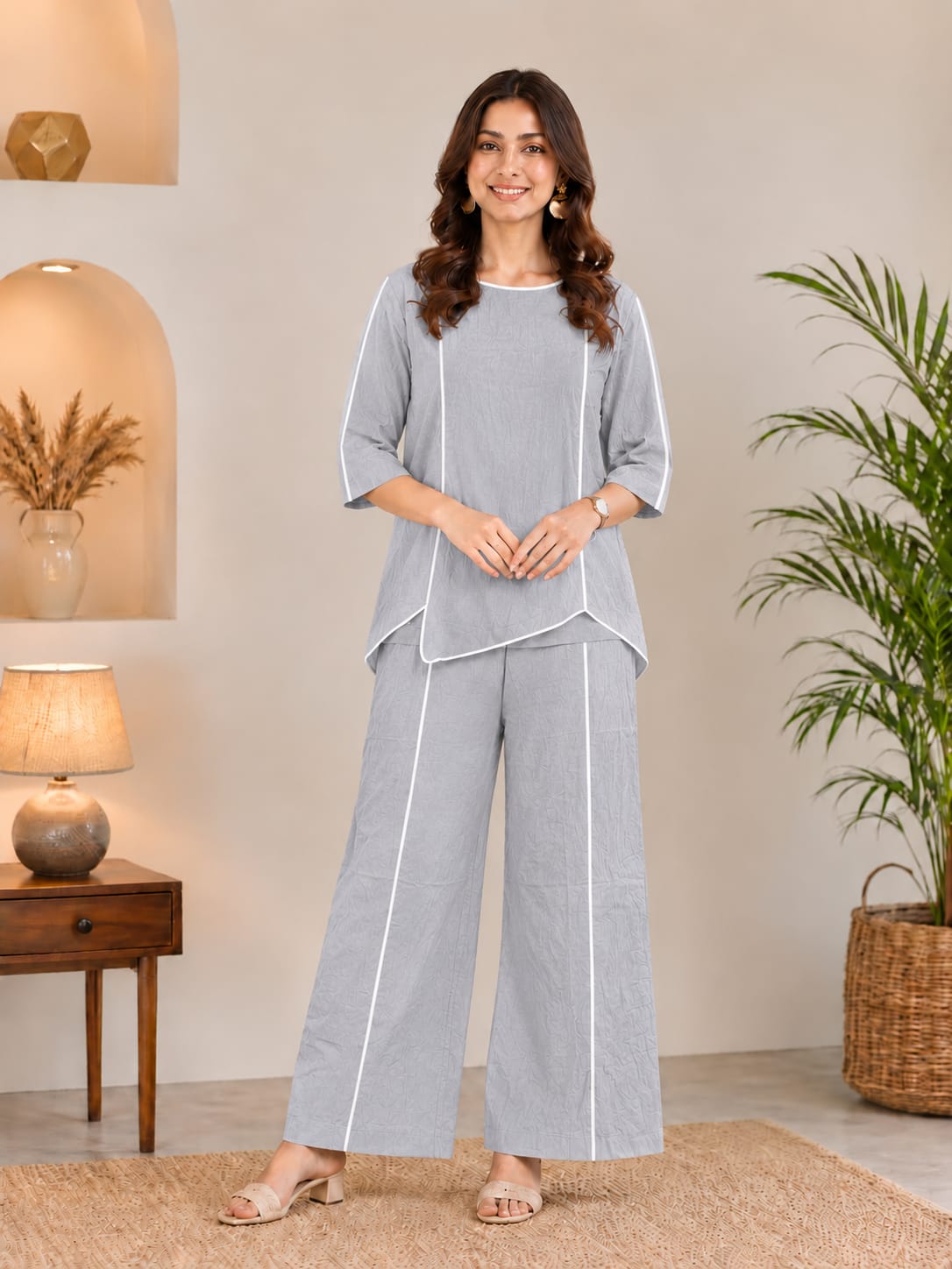 Women’s Top & Bottom Two Piece Western Tops LD-1A