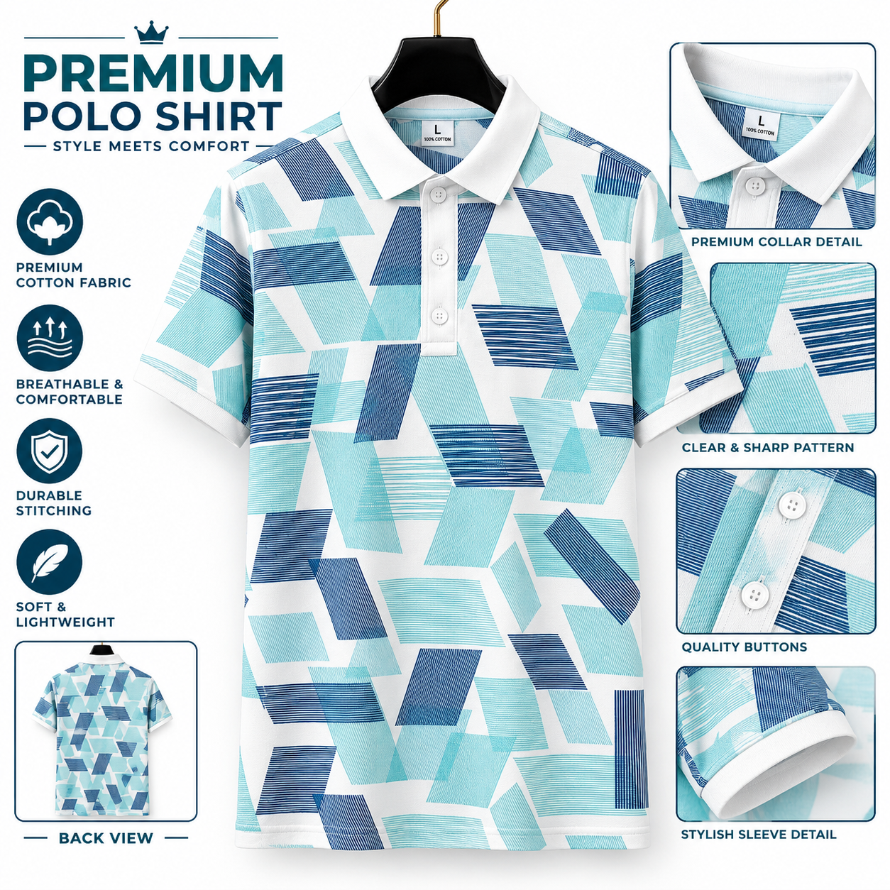 Premium Quality US Assn Smart Casual Polo PO-32