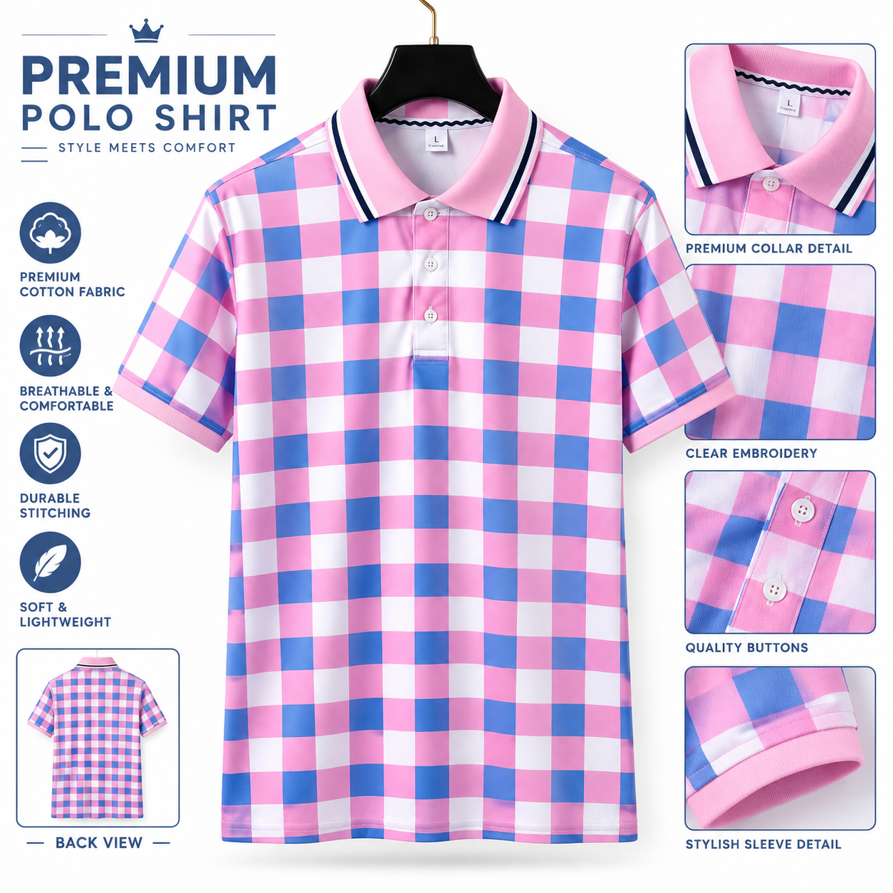 Premium Quality US Assn Smart Casual Polo PO-24