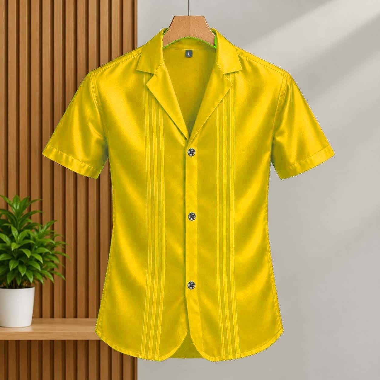 Euro Classic Men's Premium Shirt-4Yellow