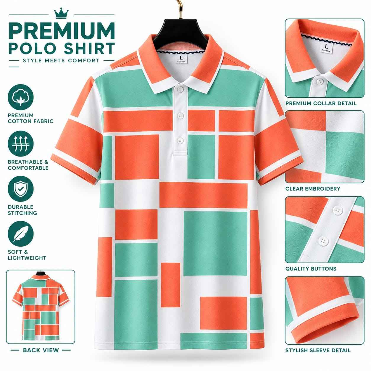 Premium Quality US Assn Smart Casual Polo PO-28