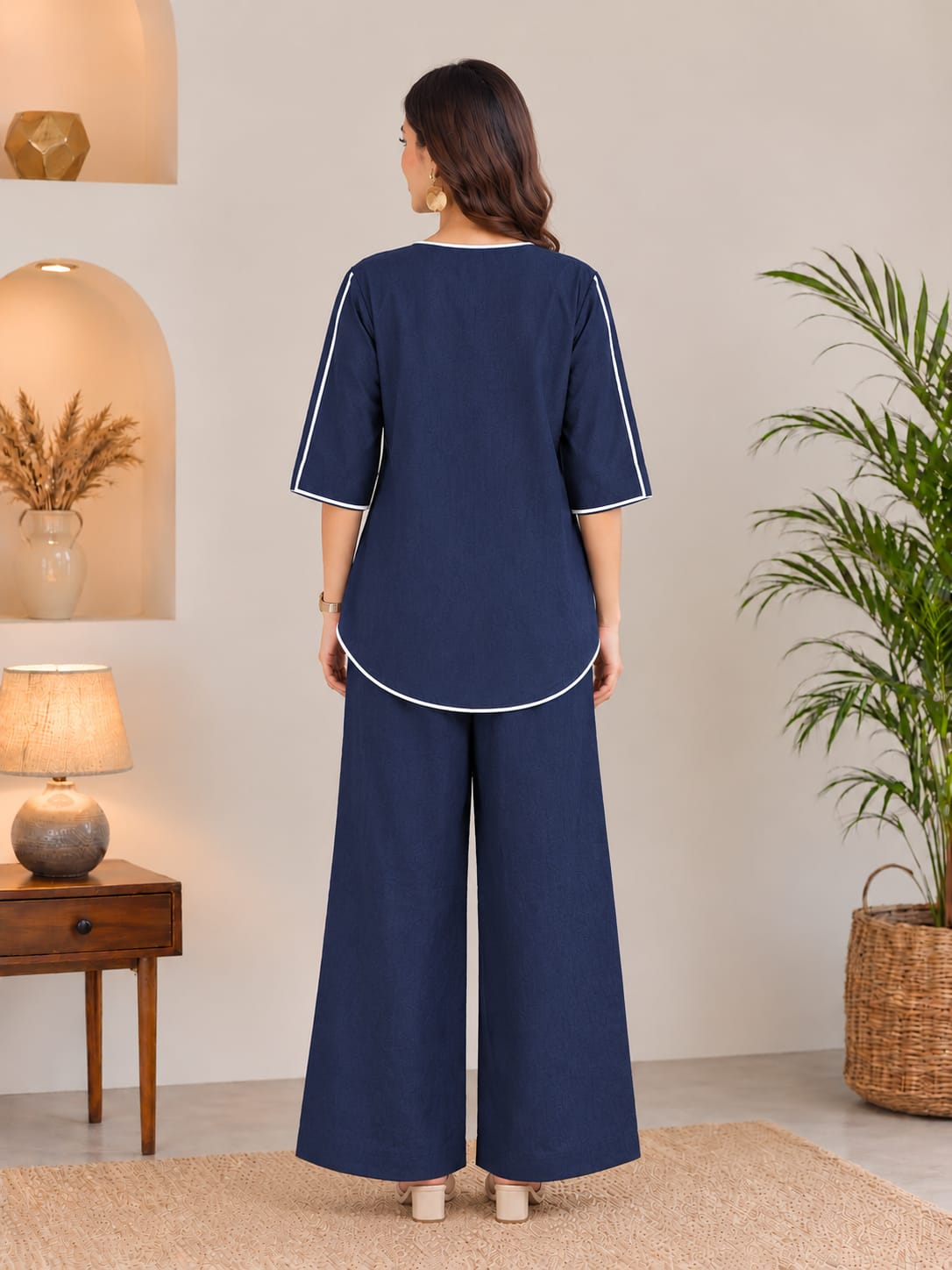 Women’s Top & Bottom Two Piece Western Tops LD-1N