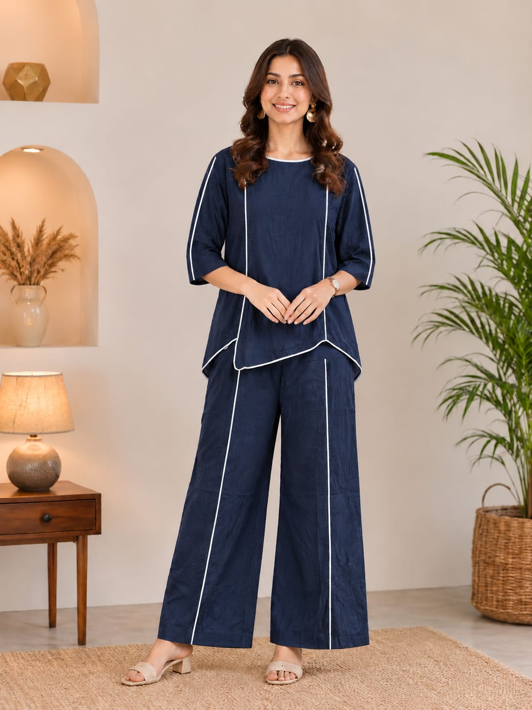 Women’s Top & Bottom Two Piece Western Tops LD-1N