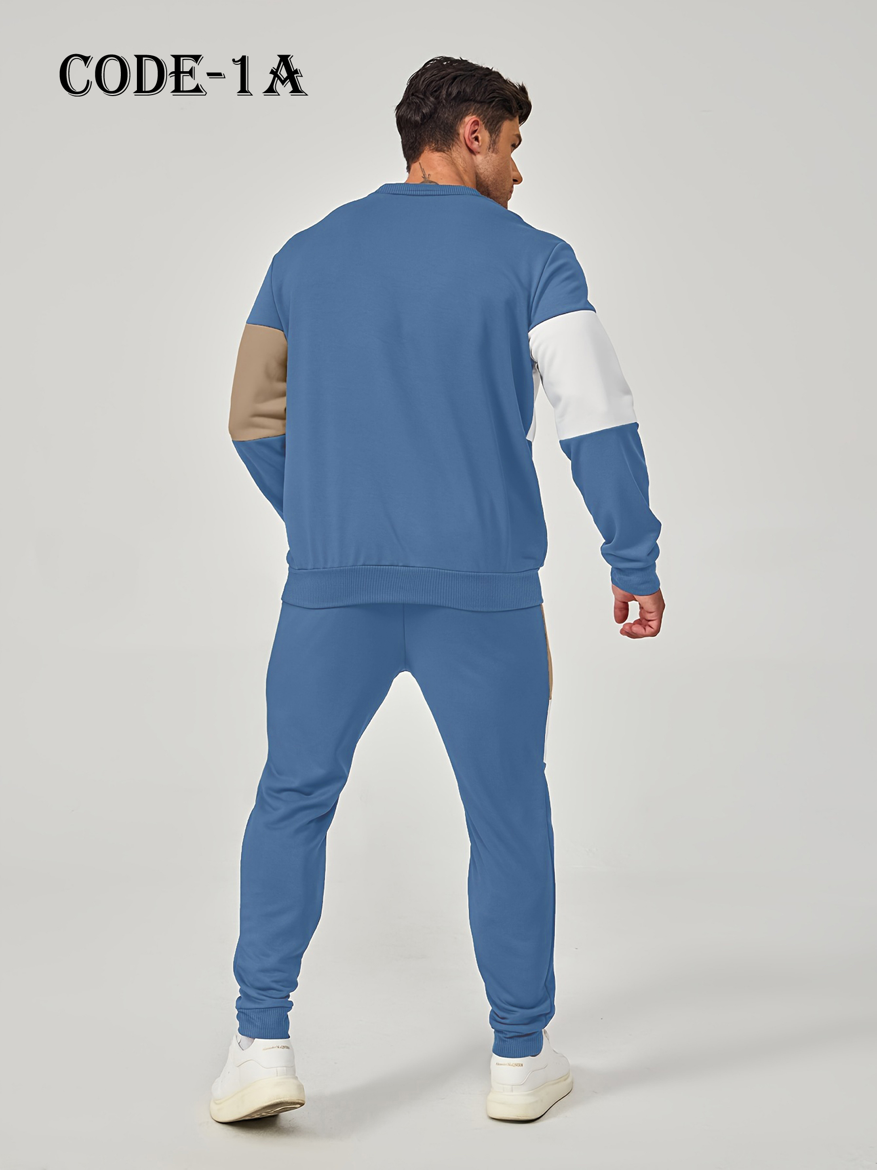 Men's Premium Sweatshirt & Sweatpants Joggers Set SS1-A2