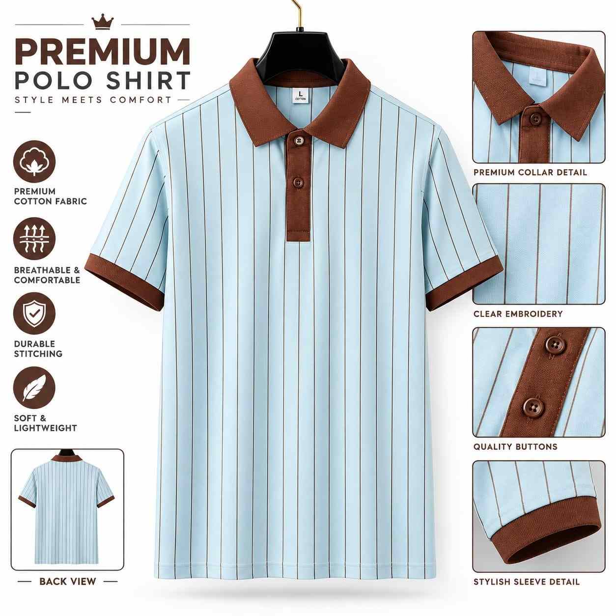 Premium Quality US Assn Smart Casual polo PO-27