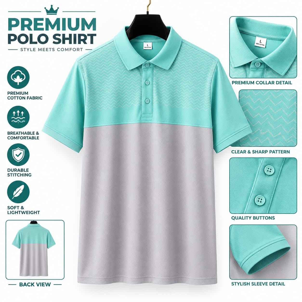 Premium Quality US Assn Smart Casual Polo PO-21