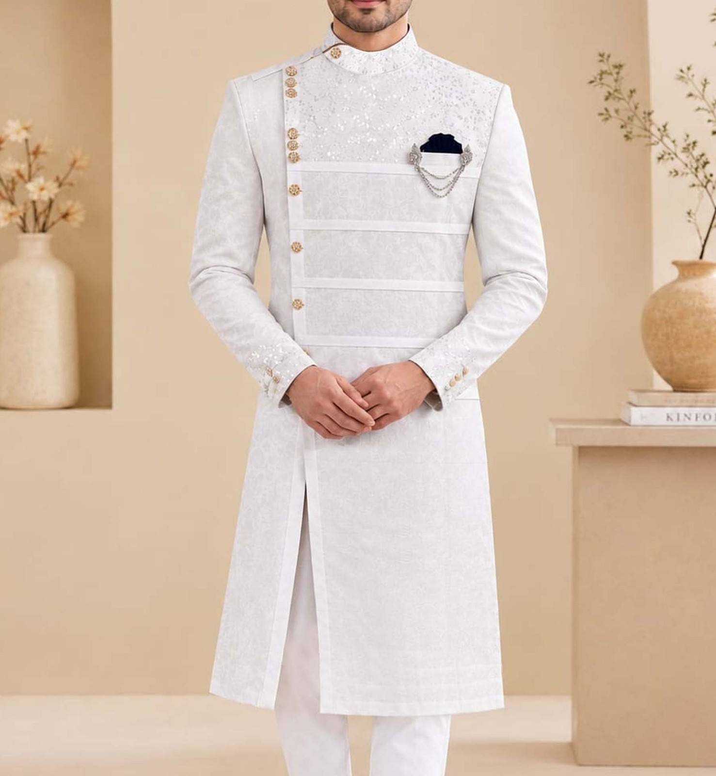 Sherwani Style Panjabi P-12WS