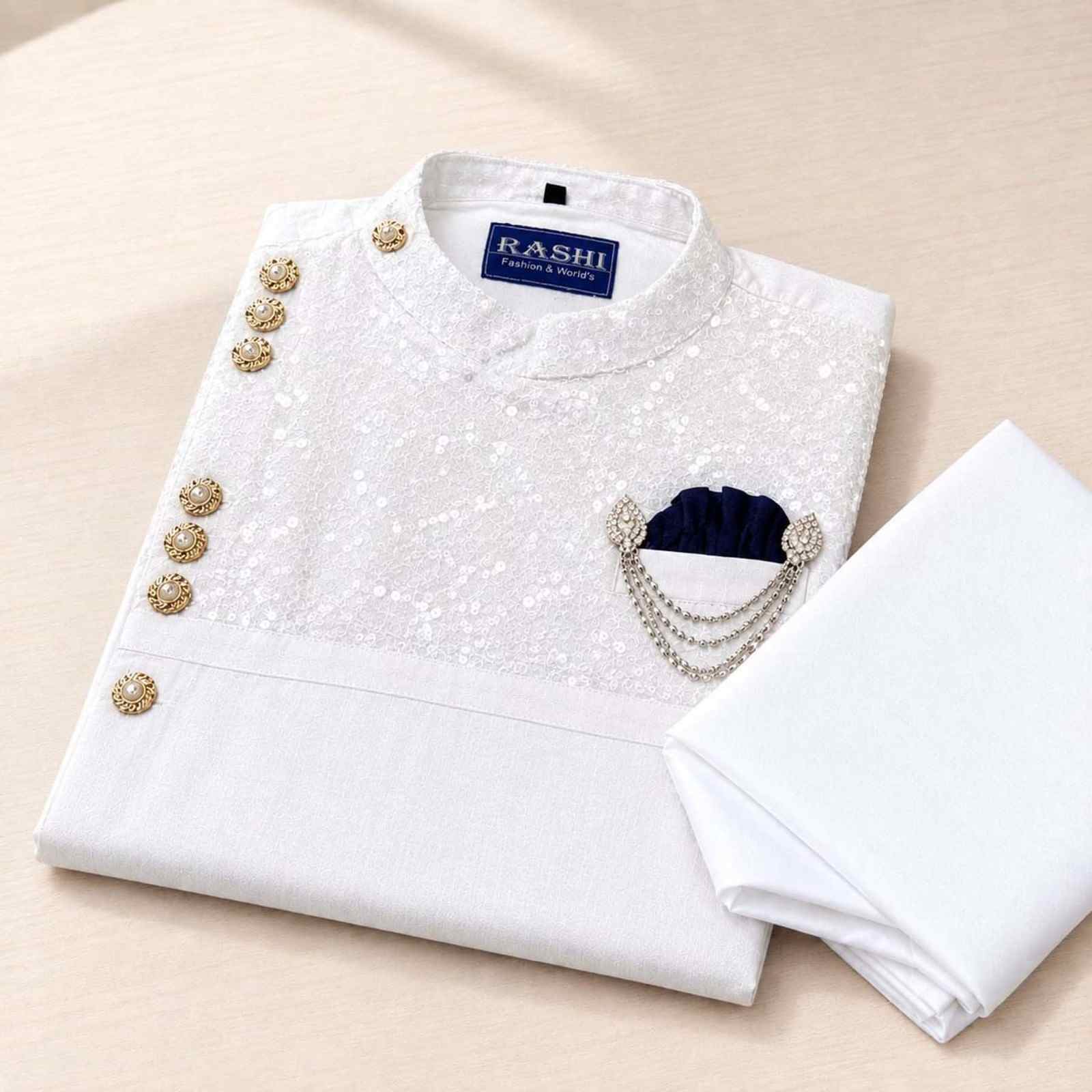 Sherwani Style Panjabi P-12WS