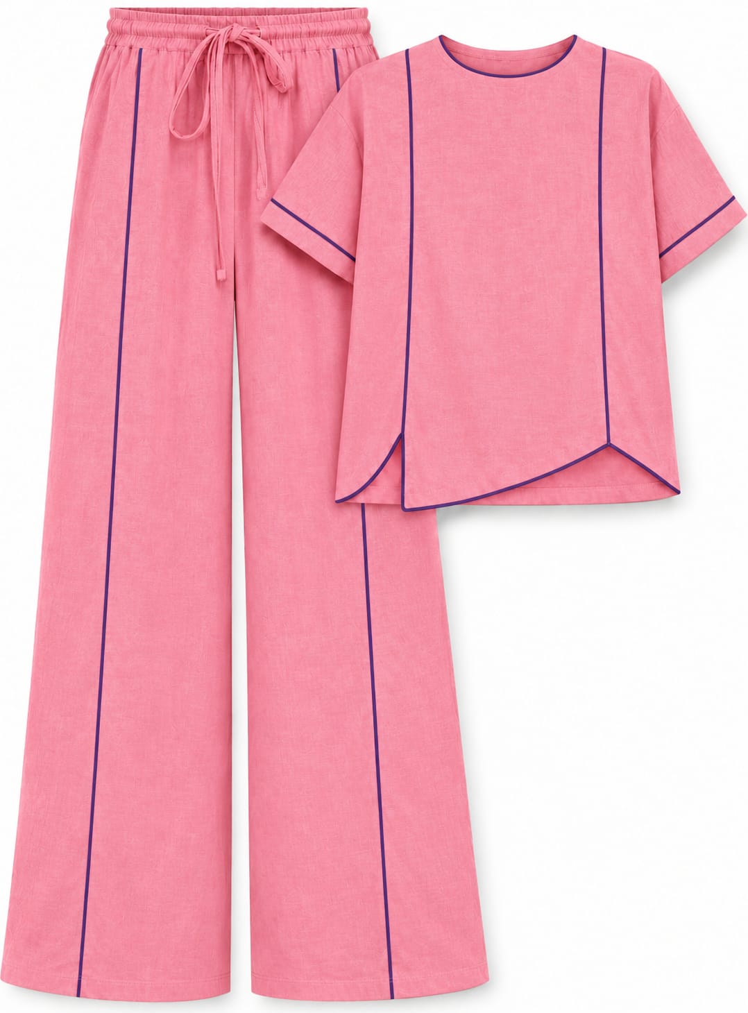 Women’s Top & Bottom Two Piece Western Tops LD-1Multi