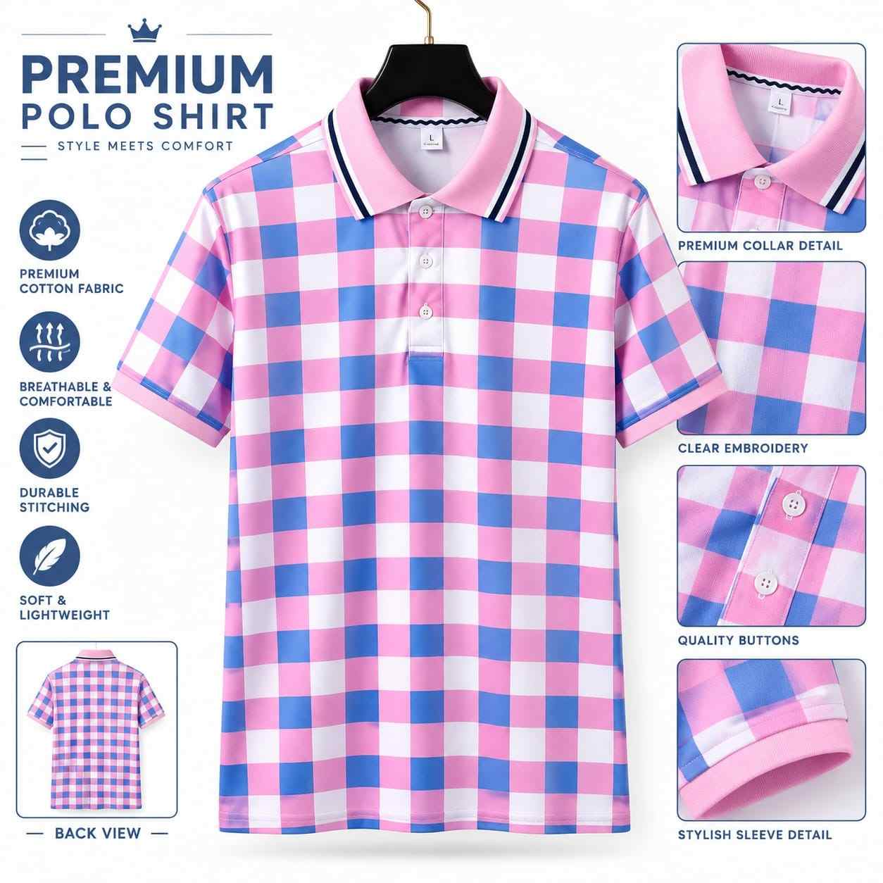 Premium Quality US Assn Smart Casual Polo PO-24